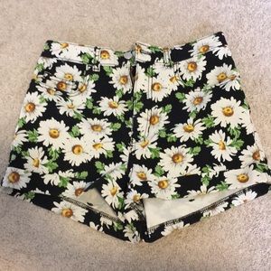 American apparel high waisted daisy shorts